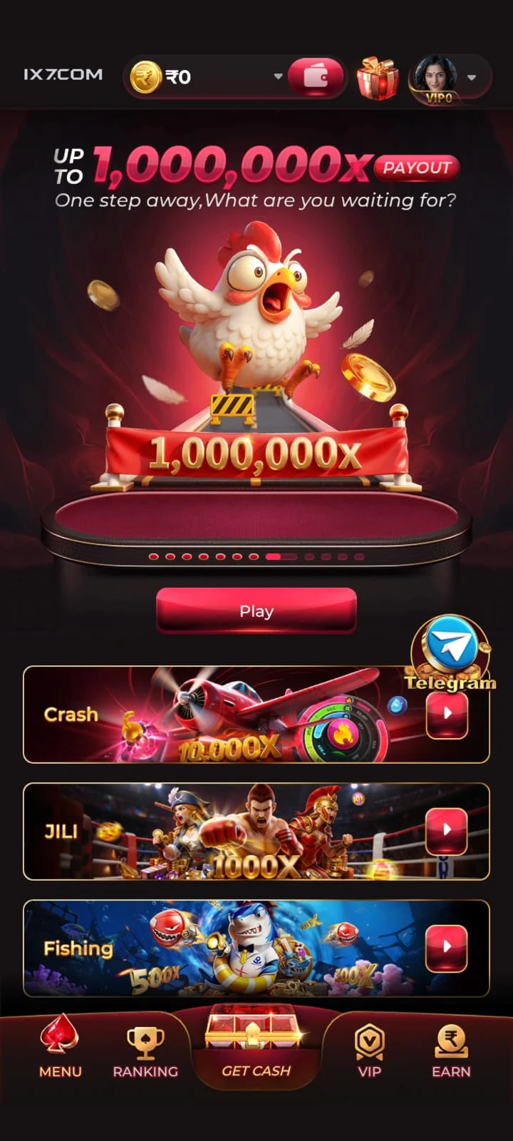 IX7 Game Android gaming categories and account access