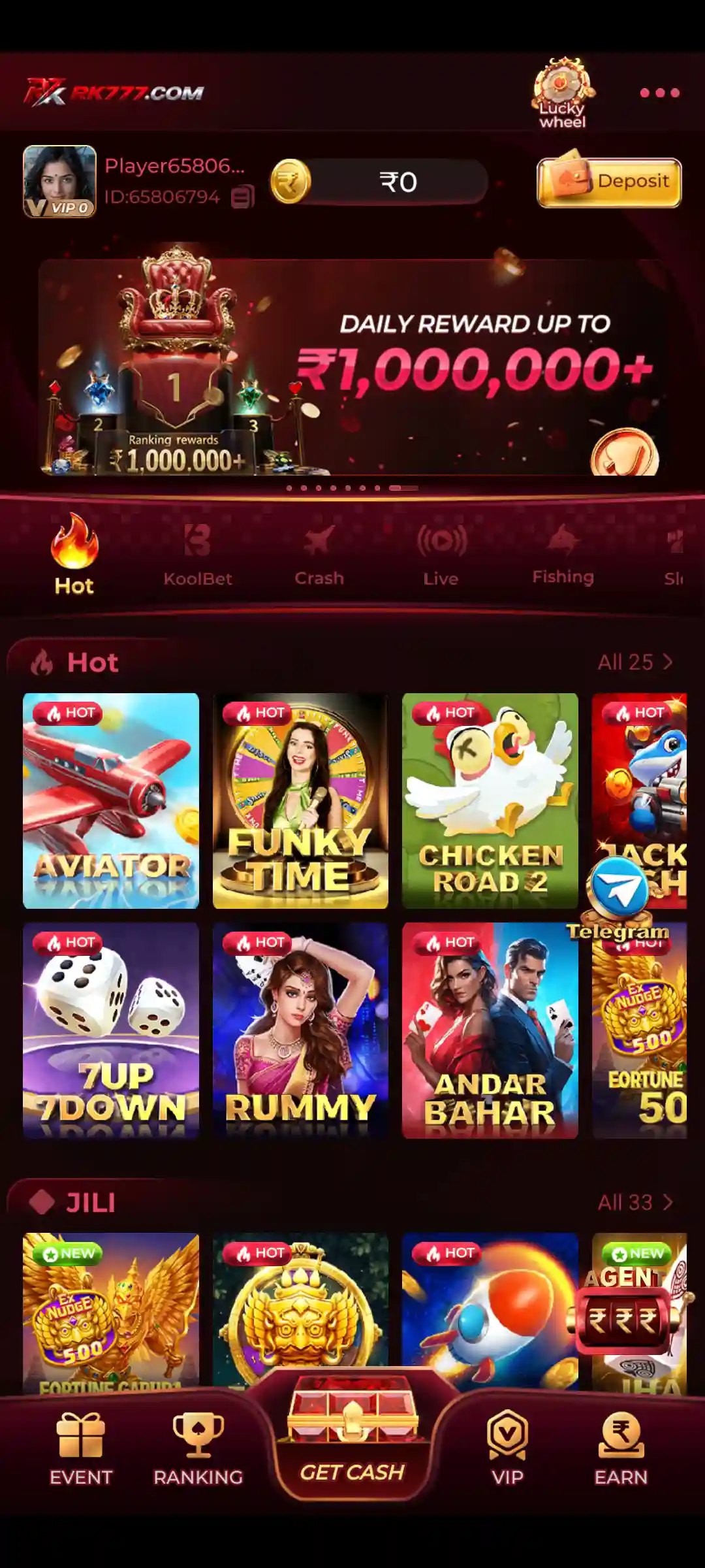 RK777 Game mobile app screenshot 3